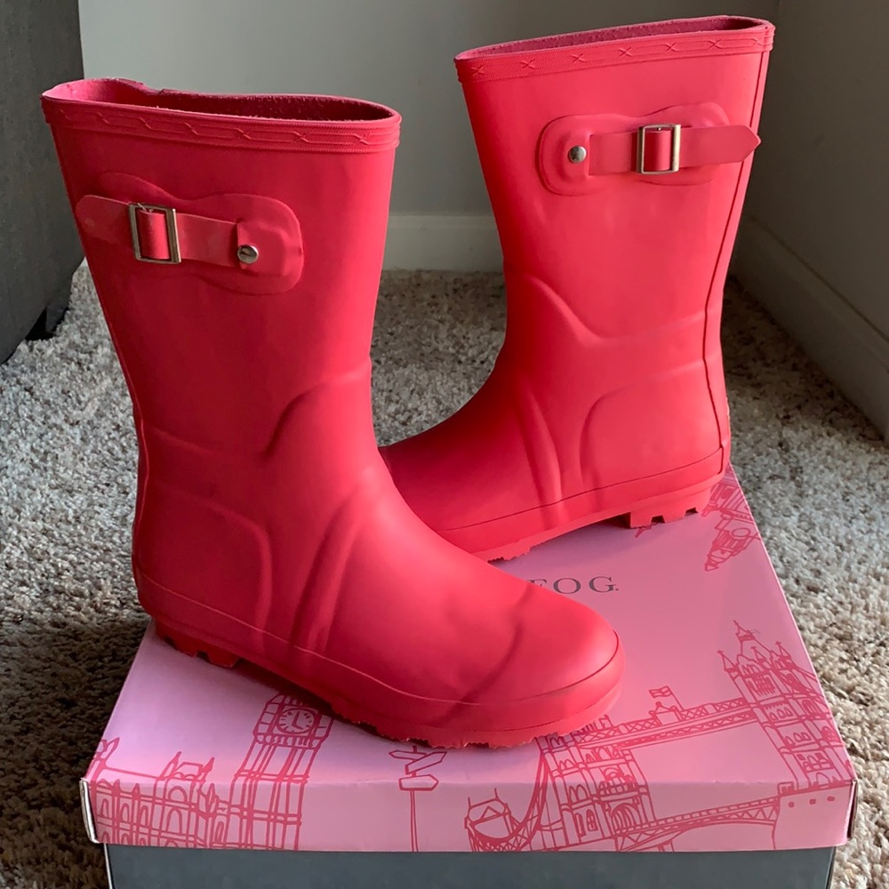 London Fog rain boots